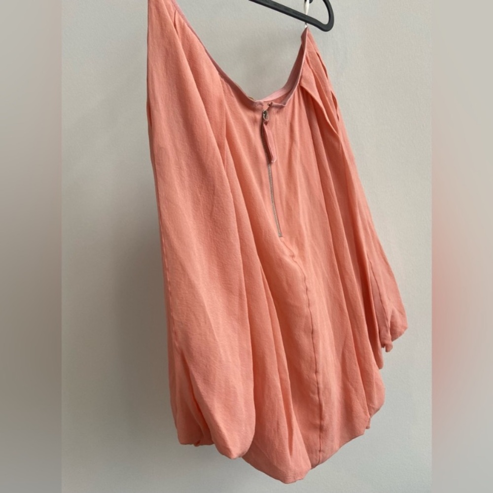🍒Nina Ricci Silk Skirt - Peach - Bubble Skirt Made in France - Size FR40 - Picture 4 of 16